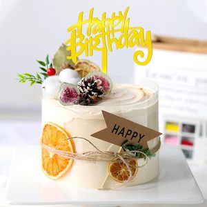 Happy Birthday Easter Acrylic Cake Toppers Home Decor Reusable Eco-Friendly Baking Supplies - Product Image 5