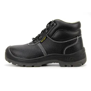 Wholesale Cheap Price Genuine Leather Safety Shoes Working Antistatic Footwear Safety Shoes for Factory and Industry