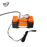 Heavy-duty 180W 12V DC ABS Double Cylinder Tire Inflator with 150PSI Max Pressure for SUVs