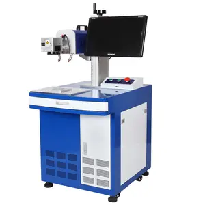 IPS 30w Static fiber laser marking machine with rotary Manufacturers laser engraver Plastic Marking