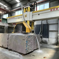 Scie à blocs de pierre HSGJ-2500-8D de haute précision à lames multiples pour le traitement du granit et du marbre, fabriquée en Chine