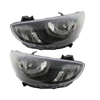 Phares avant au xénon 12V neufs pour Accent 2011-2014, Plug and Play, 6000K, feux de croisement, base noire, 25W, 4000 Lm