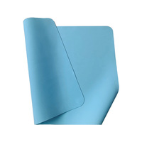 Set de table rectangulaire en silicone antidérapant, résistant à la chaleur, avec drainage, pour comptoir de cuisine et salle à manger