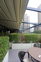 Grande Pergola de Jardin Rétractable en PVC pour Restaurant de Traiteur, Toit Extérieur, Revêtement Poudré, Multifonctionnelle, Auvent de Protection Solaire pour Jardin