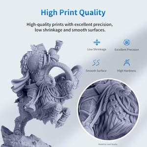 Résine standard Anycubic 1 kg grise pour impression 3D avec haute précision et durcissement rapide - Product Image 2