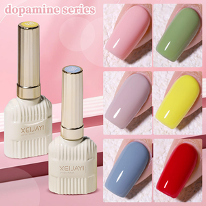 Gel pour ongles en bouteille de lait-Parfait pour le bricolage d'été et les manucures de salon Style designer français avec source de lampe LED - Product Image 1