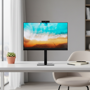 PC tout-en-un 23,8 pouces pour jeux vidéo avec processeur AMD Ryzen 9 9950X3D, écran LCD IPS DDR4, ordinateur portable neuf, prise US, PC AIO - Product Image 1