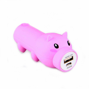 Banco de energía de silicona con forma de cerdo promocional, diseño encantador, regalo de boda, forma de animal, mini banco de energía portátil, buena, - Product Image 2