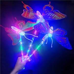 Vente chaude, baguette magique lumineuse pour enfants, papillon brillant, baguette volante, étoile magique, baguette lumineuse, jouet en gros - Product Image 3