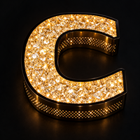 Enseigne LED, lettres lumineuses LED en forme de diamant, logo de marque personnalisé, enseigne d'entreprise, affichage électronique extérieur, enseigne de magasin éclairée en métal