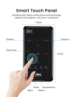 Projecteur vidéo mini LED 3D Yinzam P09, projecteur intelligent DLP Yinzam avec écran tactile, S905x, batterie, Android 14, 4K Beamer