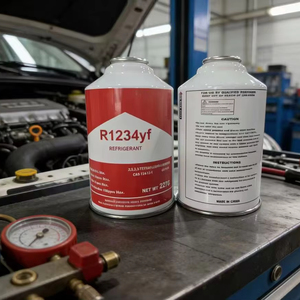 Fluide frigorigène <span class=keywords><strong>R1234yf</strong></span> liquide 227g <span class=keywords><strong>Gaz</strong></span> de climatisation automobile de haute qualité <span class=keywords><strong>Gaz</strong></span> réfrigérant automatique <span class=keywords><strong>R1234yf</strong></span>/R134a |   Nouveau <span class=keywords><strong>gaz</strong></span> de climatisation automobile - Product Image 1