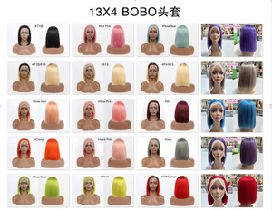 Commercio all'ingrosso del pacchetto di parrucca corta dei capelli umani, parrucca anteriore del pizzo trasparente 13*4/Hd 180% densità 10 ~ 14 pollici a doppia parrucca di Bob disegnata - Product Image 4