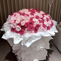 Papier d'emballage pour bouquet, couleur unie, imperméable, emballage cadeau, fournitures pour fleuristes, style tendance, papier d'emballage pour fleurs
