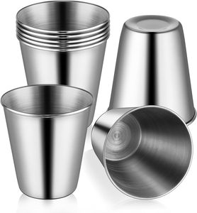 Durable <b>Stainless</b> Steel Wine <b>Glasses</b> Set with 4 Cup Covers Portable Outdoor Travel Water Bottles for Picnics - Product Image 1