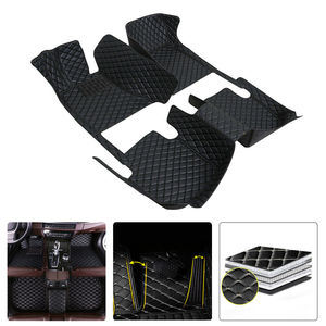 Muchkey – tapis de voiture en cuir PU de luxe pour <span class=keywords><strong>MINI</strong></span> <span class=keywords><strong>COOPER</strong></span> 2 portes 2014-2018, tapis de sol de voiture 5D antidérapant - Product Image 6