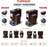 Transformateur de courant toroïdal monophasé 24kV 300/5A classe 0.2S LZZB11-24/180-220