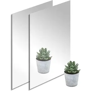 Gương tấm Acrylic 1220*2440mm siêu mỏng 1 mm nhựa lớn Acrylic gương thể dục gương tấm Acrylic