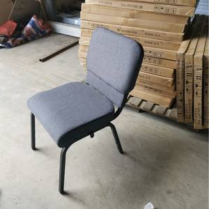 Chaise d'église commerciale empilable en métal de style moderne, sans pliage, pour théâtre, auditorium, hôtel - Vente en gros à prix réduit - Product Image 5