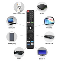 جهاز تحكم عن بعد لاسلكي بتقنية البلوتوث مع خاصية البحث الصوتي لجهاز Shield TV Pro وصندوق أندرويد ومشغل الوسائط للألعاب