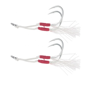 Ami da pesca TGD di alta qualità <span class=keywords><strong>Mata</strong></span> Kail Jigging Assist Hooks, doppio amo assist per jigging, per la pesca in mare - Product Image 6