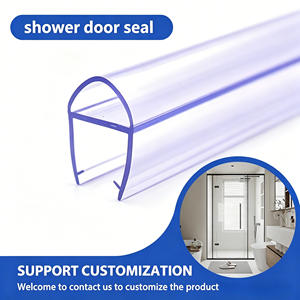 Tira <span class=keywords><strong>de</strong></span> PVC Transparente <span class=keywords><strong>de</strong></span> 8mm, Semicircular, Impermeable, <span class=keywords><strong>para</strong></span> Puertas Corredizas <span class=keywords><strong>de</strong></span> Vidrio, Sello <span class=keywords><strong>para</strong></span> Puertas <span class=keywords><strong>de</strong></span> <span class=keywords><strong>Ducha</strong></span> - Product Image 1