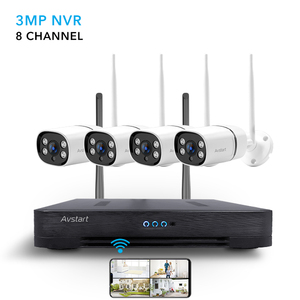 Cctv Nvr <span class=keywords><strong>Kit</strong></span> de Système De Caméra De <span class=keywords><strong>Surveillance</strong></span> Avec 2 Voies Audio Imperméable Extérieur 3MP 8ch <span class=keywords><strong>Wifi</strong></span> NVR <span class=keywords><strong>Kit</strong></span> - Product Image 1