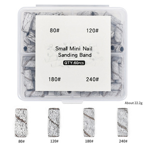 3mm <b>Mini</b> Nail <b>Drill</b> Mandrel Bits with Sanding Bands Box Small Grinding Head Accessories for Electric Nail <b>Drill</b> Manicure - Product Image 3