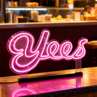 Enseigne néon LED personnalisée pour bar, mariage, maison - Décoration lumineuse intérieure multicolore avec affichage de logo