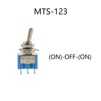 Mini-interrupteurs DIP MTS-102 3 broches ON-OFF-ON 6A 125V 3A250VAC – Produit de qualité supérieure