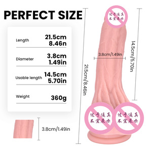 Dildo PVC Besar untuk Seks Wanita yang Lebih Aman, Mainan Masturbasi <span class=keywords><strong>Anal</strong></span> Besar - Product Image 3