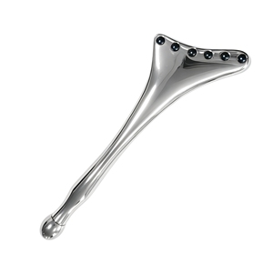Dual-Action Zinc Alloy Eye Care Wand 5-Roller Facial Massager & <b>Round</b>-Tip Acupressure Stick for Face - Product Image 5