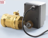 Válvula de bola manual de latón de 2 vías compatible con OEM, para alta temperatura, con garantía de 3 años y anulación manual de emergencia para sistemas de agua solar