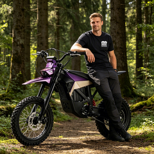 Motocicleta Eléctrica Profesional Todoterreno de Alta Potencia con Batería de Litio de 8000W, Versión Racing, con Función de Wheelie Automático - Product Image 4
