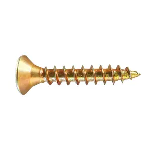 Hot selling high quality low price carbon steel zinc plated din7505 chipboard screw suppliers
