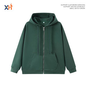 Sudadera con Capucha de Algodón con Logotipo Personalizado ODM para Otoño e Invierno, Chaqueta con Cremallera de Manga Larga, Ecológica y Antipilling - Product Image 6