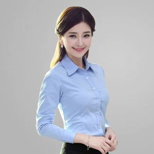 Chemises de travail professionnelles coréennes à manches longues pour femmes, vêtements de bureau, costumes de travail pour femmes - Product Image 6