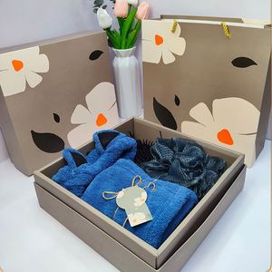 Ideas Business Gift Baskets for Guests Colleagues Support to Customized Low Price Towel Wedding Souvenirs Gift Boxes for Women - Product Image 6