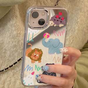 Coque arrière en silicone personnalisée avec logo pour iPhone 17 16 15, étui de téléphone en TPU caoutchouc imprimé motif dessin animé mignon, protection antichoc personnalisée - Product Image 6