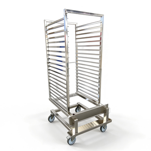 <span class=keywords><strong>Chariot</strong></span> de boulangerie commercial sur mesure à 20 niveaux en acier inoxydable pour four rotatif, fournisseur pour cuisines d'hôtel - Product Image 1