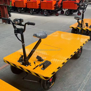 Vehículo <span class=keywords><strong>de</strong></span> <span class=keywords><strong>Transporte</strong></span> Eléctrico SW <span class=keywords><strong>de</strong></span> Cuatro Ruedas con Reversa, Tipo Burro, con Batería <span class=keywords><strong>de</strong></span> Litio, Empujable Manualmente, Plataforma Plana <span class=keywords><strong>de</strong></span> Acero para Construcción - Product Image 1