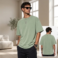 Dames katoenen T-shirt oversized losse pasvorm ronde hals korte mouw T-shirt zomer casual strandvakantie shirt ademend zacht