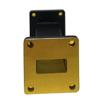 Guide d'onde droit professionnel personnalisé Q V Band en laiton pour micro-ondes Rf