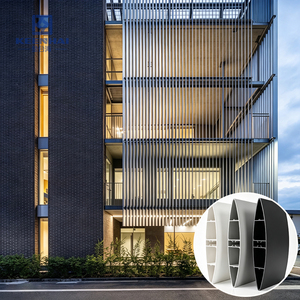 Lames de Contrôle Solaire Architecturales Modernes en Aluminium pour Façades Extérieures – Idéales pour les Projets de Développement Immobilier - Product Image 3