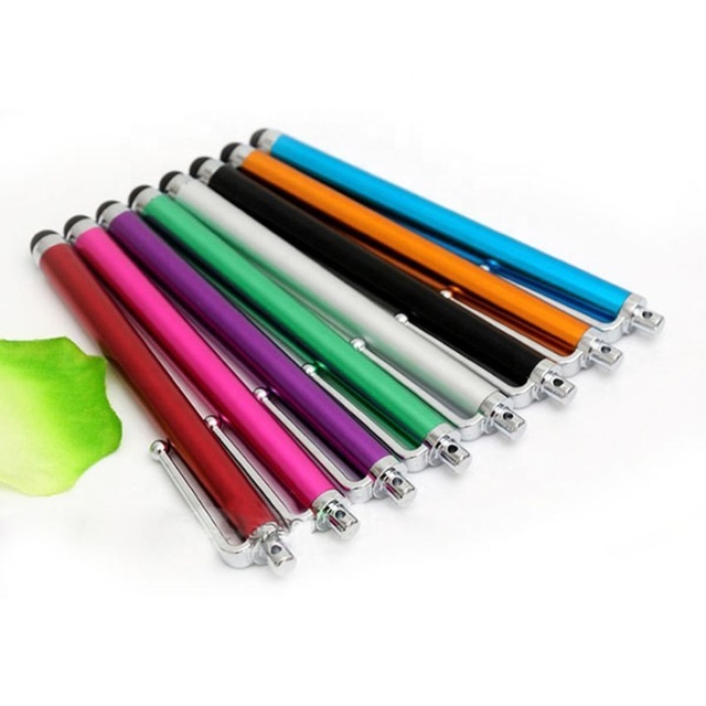 Universal 9.0 Metal Touch Screen Capacitive Stylus Pen for iPhone iPad Smart Mobile Phones & Tablets Convenient Pencil Accessory