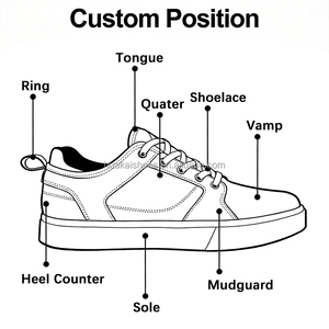 OLICOM <span class=keywords><strong>Scarpe</strong></span> Slip-on da <span class=keywords><strong>Donna</strong></span> con Logo Personalizzato, Tessute a Mano, Tomaia Elastica Traspirante, Suola Flessibile Ammortizzata, Mocassini <span class=keywords><strong>per</strong></span> Passeggiate Casual - Product Image 6