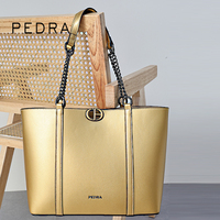 Sac pour femme en PU personnalisé par l'usine PEDRA, multifonctionnel, grande capacité, imperméable, avec bandoulière amovible