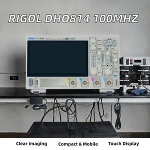 ออสซิลโลสโคปดิจิตอลแบบพกพา Rigol DHO814 ความละเอียดสูง 100MHz 4 ช่องสัญญาณ 12 บิต พร้อมหน้าจอสัมผัสขนาด 7 นิ้ว และหัววัด 4 ตัว ความถี่ 150MHz - Product Image 2