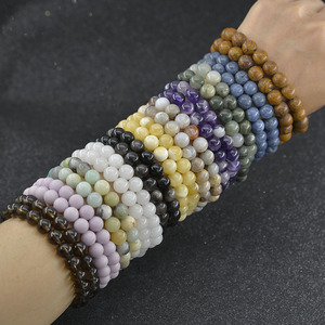 4/6/8/10/12mm cristalli guarigione vera ametista naturale pietra di perline bracciale autentico elastico gemma pietra elasticizzata perlina bracciale - Product Image 6