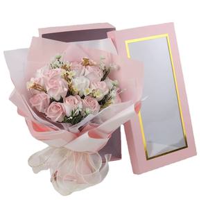 Bouquet de fleurs séchées étoilées fini, rose bleue glacée immortelle pour la Saint-Valentin, cadeau d'anniversaire pour petite amie et femme - Product Image 5